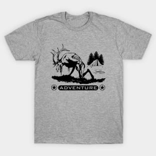 Camping and wendigo T-Shirt